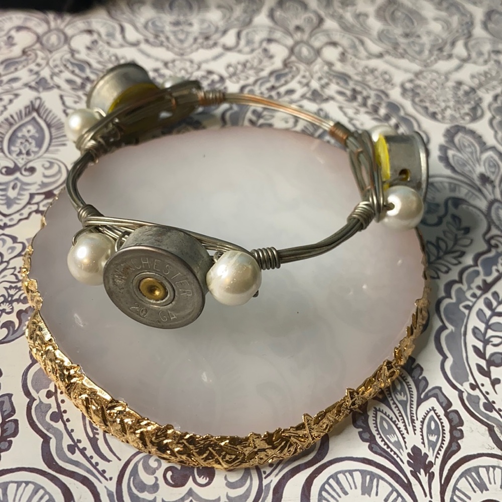 Winchester 20GA Shell Wire Wrapped Bracelet
